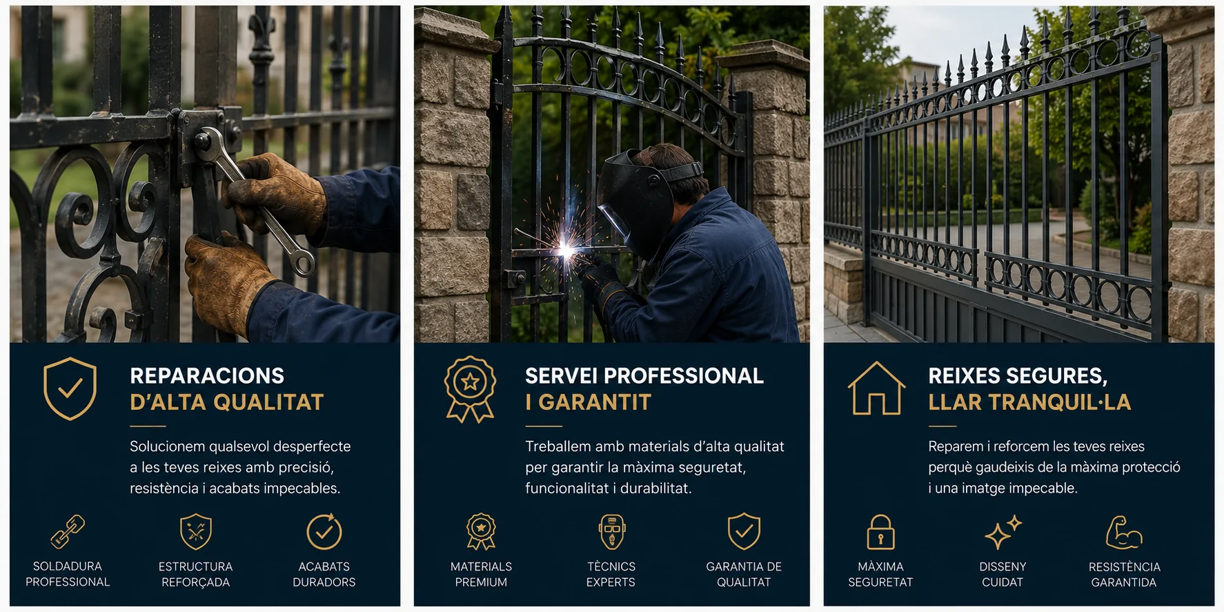 Quins serveis de serralleria ofereixen reparacions de reixes d'alta qualitat? Quins serveis serralleria ofereixen reparacions de reixes dalta qualitat - Quins serveis de serralleria ofereixen reparacions de reixes d'alta qualitat?
