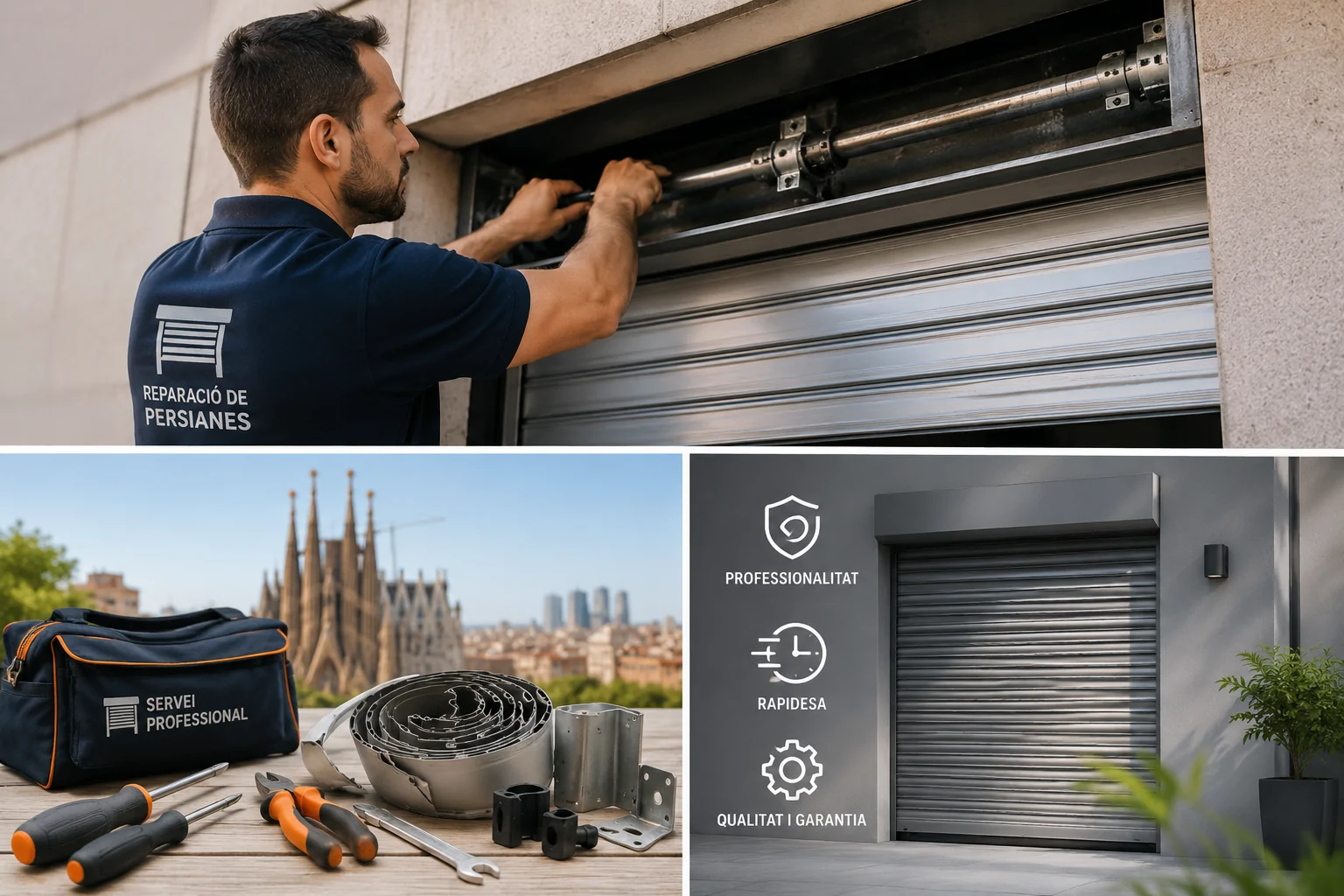 Quines opcions hi ha per a la reparació de persianes metàl·liques a Barcelona? Quines caracteristiques ha de tenir un bon servei de reparacio de persianes a Barcelona - Quines opcions hi ha per a la reparació de persianes metàl·liques a Barcelona?